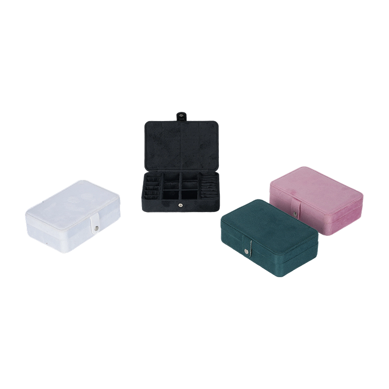 Organizador de joyas de terciopelo de lujo