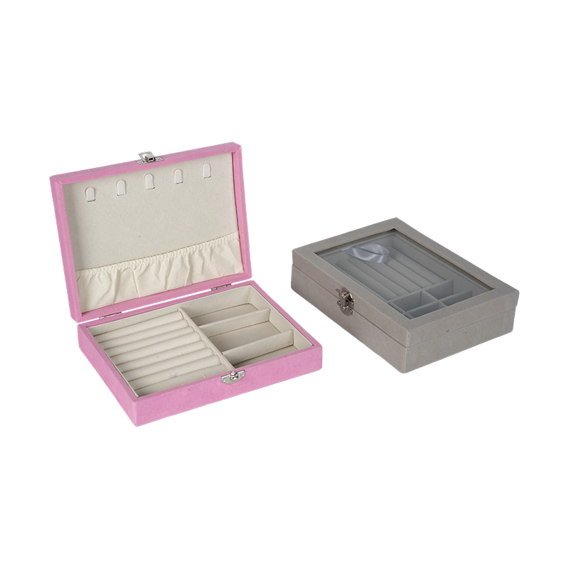 Estuche organizador de joyas plegable