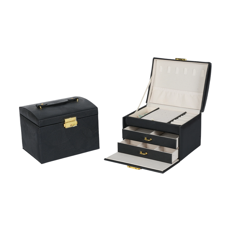 Estuche organizador de joyas compacto